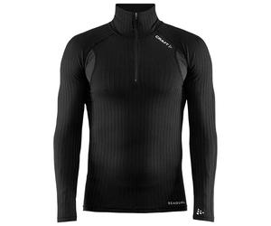 Maglia intima manica lunga Active Extreme X Zip nero