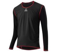 Maglia intima manica lunga Windstopper Transtex Light nero/rosso 2XL