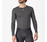 Castelli Medio Base LS - maglietta tecnica ciclismo - uomo S Grey man