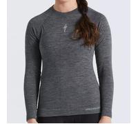 Specialized Maglia intima donna Merino Seamless maniche lunghe Grigio S/M