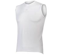 ENDURA Men's Lightweight Sleeve Less Baselayer, White, M