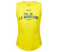 Maglia intima senza maniche Santini Tour de France - Col de la Madeleine XL / Giallo