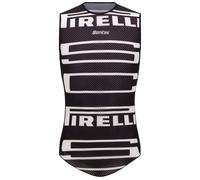 Maglia intima senza maniche Santini x PIRELLI - Nero XL / Nero