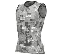 Maglia intima smanicata Break grigio