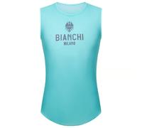Santini Bianchi Milano Core 2025 Sleeveless Base Layer Blu M