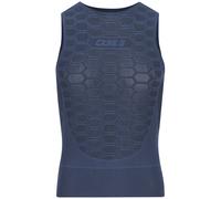 Maglia intima smanicata ciclismo Layer 1 blu scuro S-M