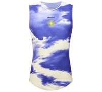 Maglia intima smanicata ciclismo PARIS-NICE 2025 lillà/bianco XL