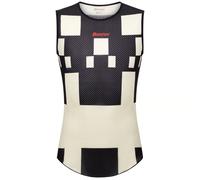 Maglia intima smanicata ciclismo PARIS-ROUBAIX 2025 nero