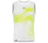 Maglia intima smanicata ciclismo Second Skin bianco