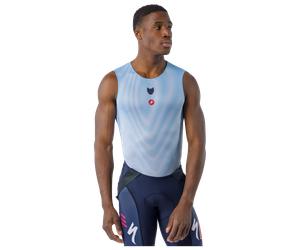 Maglia intima smanicata ciclismo SOUDAL-QUICK-STEP 2026 celeste