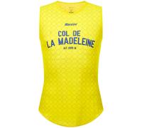 Maglia intima smanicata ciclismo TOUR DE FRANCE Col de la Madeleine 2025 giallo/blu M