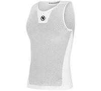 Maglia intima smanicata Fishnet II bianco