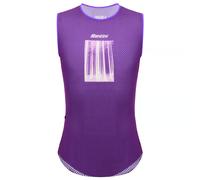 Santini Liege Bastogne Sleeveless Base Layer Viola XL Uomo