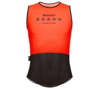 Maglia intima smanicata SANTINI Paris-Roubaix 2023 nero/rosso M