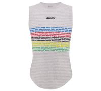 Maglia intima smanicata UCI WORLD CHAMPION 2024 bianco/colorato M-L