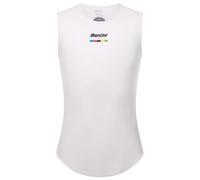 Santini - UCI World Champion Baselayer - Maglietta tecnica ciclismo XL/XXL bianco
