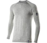 SIX2 Wool Grey-S/M, T-Shirt ml Merinos Unisex Adulto
