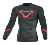 Maglia Intima Tecnica Termica Macna Baselayer Winter Nero Rosso L-XL