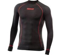 Maglia Intima Tecnica Termica Sixs TS2W-CU Nero Rosso 3XL-4XL