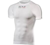 Sixs TS1, camicia funzionale a maniche corte unisex 3XL/4XL female Bianco