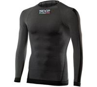 Maglia Intima Tecnica Termica Unisex Sixs TS2 Nero Carbon XS