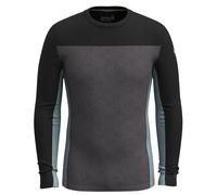 Maglia intima termica in merino classica Smartwool Colorblock Crew Nero M