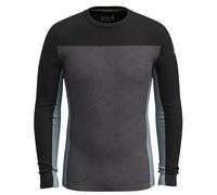 Maglia intima termica in merino classica Smartwool Colorblock Crew Noir L