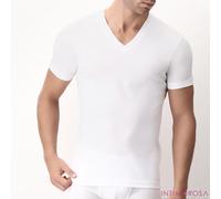 Maglia intima uomo Cagi 1305 cotone a V manica corta