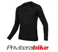 Endura Baabaa Long Sleeve Base Layer Nero S Uomo
