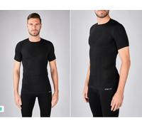 MAGLIA INTIMO IRON-IC A MANICA CORTA -15 + 20° NERA
