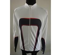 Maglia invernale Bici MTB JASON JAT HAUTE Manica Lunga bicicletta Tg. M bianca