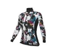 Maglia invernale ciclismo donna ALE' SOLID CHIOS bianco - Taglia: L