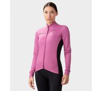 Maglia invernale ciclismo donna ALE' SOLID FONDO 2.0 rosa - Taglia: S
