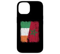 Maglia Irlanda Marocco Half Flag Irish Maroccan Heritage Jersey Custodia per iPhone 14