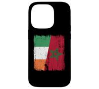 Maglia Irlanda Marocco Half Flag Irish Maroccan Heritage Jersey Custodia per iPhone 14 Pro