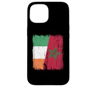 Maglia Irlanda Marocco Half Flag Irish Maroccan Heritage Jersey Custodia per iPhone 15