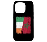 Maglia Irlanda Marocco Half Flag Irish Maroccan Heritage Jersey Custodia per iPhone 15 Pro