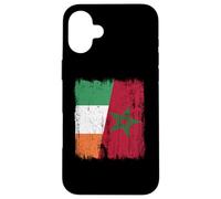 Maglia Irlanda Marocco Half Flag Irish Maroccan Heritage Jersey Custodia per iPhone 16 Plus