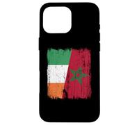 Maglia Irlanda Marocco Half Flag Irish Maroccan Heritage Jersey Custodia per iPhone 16 Pro Max