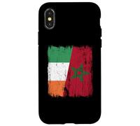 Maglia Irlanda Marocco Half Flag Irish Maroccan Heritage Jersey Custodia per iPhone X/XS