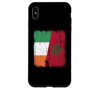 Maglia Irlanda Marocco Half Flag Irish Maroccan Heritage Jersey Custodia per iPhone XS Max