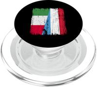 Maglia Italia Lussemburgo Mezza Bandiera Italiana Lussemburghese PopSockets PopGrip per MagSafe