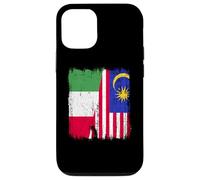 Maglia Italia Malesia Half Flag Italian Malaysian Heritage Jersey Custodia per iPhone 12/12 Pro