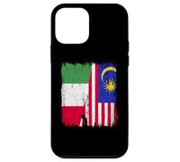 Maglia Italia Malesia Half Flag Italian Malaysian Heritage Jersey Custodia per iPhone 12 mini