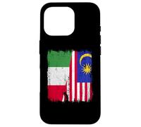Maglia Italia Malesia Half Flag Italian Malaysian Heritage Jersey Custodia per iPhone 16 Pro