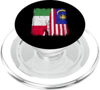 Maglia Italia Malesia Half Flag Italian Malaysian Heritage Jersey PopSockets PopGrip per MagSafe