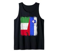 Maglia Italia Slovenia Half Flag Italian Slovenia Pride Canotta