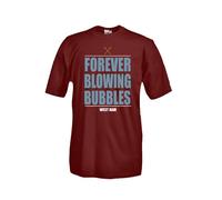 Maglia J281 West Ham Forever Blowing Bubbles Boleyn Ground E13 Football T-Shirt