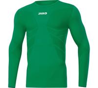JAKO Comfort 2.0, Maniche Lunghe. Uomo, Verde Sportivo, L