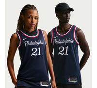Maglia Joel Embiid Philadelphia 76ers City Edition Swingman Nike NBA - Uomo - Blu XXL